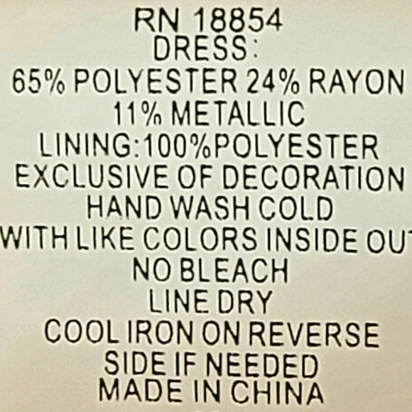 🌈HP-Rare Editions Girls Ombre Metallic Jacquard High Low Dress - Picture 6 of 6